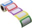 Colored Plain Name Tags 250 Stickers 89mm X 57mm Clothing Tags For Daycar Carousel 1