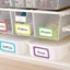 Colored Plain Name Tags 250 Stickers 89mm X 57mm Clothing Tags For Daycar Carousel 5