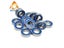10pcs 5x12x4mm Miniature Deep Groove Ball Bearings Carousel 5
