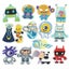 15 Pcs Robot Iron-on Patch Sew-on Badge For Clothing T-shirt Jeans Jacket Carousel 1