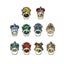 10pcs College Badge Finger Ring Holder Metal Harry Finger Ring Holder 360 De Carousel 1
