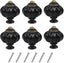 Vintage Pumpkin Cabinet Knobs Antique Drawer Knobs Acrylic Handles Pulls With Carousel 1