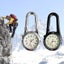 2pcs Clip-on Sports Digital Watch Backpack Carabiner Watch Glow In The Dark Carousel 1