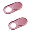 2 Pcs Pink Webcam Cover 0.6mm Ultra-thin Metal Camera Cover For Laptop Macb Carousel 1
