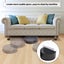 Black 60*50mm Steel Furniture Support Bed And Table Foot Support 4 Furnitu Carousel 4