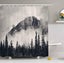 Smoky Mountain Cliffs Outdoor Idyllic Photographic Art Shower Curtain Nationa Carousel 1