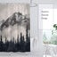 Smoky Mountain Cliffs Outdoor Idyllic Photographic Art Shower Curtain Nationa Carousel 4
