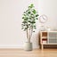 SOGA 4X Plastic Potted Polyscias Scutellaria Plant Home Garden Artificial Tre... Carousel 7