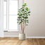 SOGA 4X Plastic Potted Polyscias Scutellaria Plant Home Garden Artificial Tre... Carousel 8