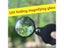 Portable 10X Folding Pocket Magnifying Glass For Jewelry Appreciation Carousel 4