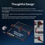 AlgoLaser DIY Kit 20W Laser Engraving and Cutting Machine with Air Assist Carousel 12