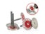 1Pc Cutting Disc W/Mandrel 6mm Shank Circular Saw Blade For Metal Stone Cutting Carousel 6