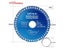 100mm Composite Multifunctional Cutting Saw Blade Diamond Super Hard Circular Carousel 1