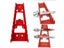 Wall Mounted Plastic Wrench Rack With Sockets Storage Carousel 3