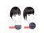 Synthetic Fake Bangs Hair Neat Fringe Bands With Double Row Braids Headband Carousel 5