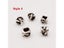 5pcs/pack Different 5 Styles Hair Braid Dread Beard Dreadlock Beads Rings Tube Carousel 7