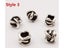 5pcs/pack Different 5 Styles Hair Braid Dread Beard Dreadlock Beads Rings Tube Carousel 1