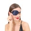 Single Eye Mask Silk Soft Eye Patches for Adults Kids Left Right Eye-Blue Carousel 3