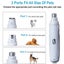 Electric Pet Grinder 2-Speed Rechargeable Dog Nail Clipper Cat Cutter Groomin... Carousel 6
