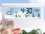 Desktop Digital Alarm Clock with Temperature Humidity Alarm Clock Transparent Carousel 4