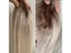8*15cm Remy Hair Topper 120 Density Silk Base Human Hair Toupee For Women Ombre Carousel 5