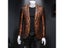 Plus Size 6XL-M Luxury Men Jacquard Slim Fit Blazer Stage Performance Metal Carousel 2