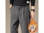Autumn Winter Suit Pants Men Thick Business Elastic Waist Classic Grey Brown Carousel 2