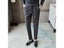 Fall Winter Men's Wool Blend Grey Frosted Embroidered Dress Pants 28 36 Carousel 5