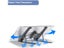 Foldable Laptop Stand Adjustable For Macbook Pro Tablet Carousel 5