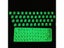 P82F Russian Letters Ultrabright Fluorescence Luminous Keyboard Sticker Carousel 6