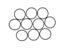 10PCS DVD Disk Drive Rubber Belts Replacement For Xbox 360 Stuck Disc Tray Carousel 3