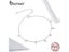 925 Sterling Silver Minimalism Tassel Chain Anklet For Women SCT018 Carousel 4