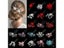 1PC Crystal Pearl Hairpin U Shaped Flower Hairpin Stick Rhinestone Pearl Hair Carousel 3