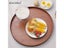 Kemorela 4 Sizes Round Acacia Wood Serving Tray Decorative Tray Farmhouse Carousel 8