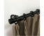 Adjustable Curtain Rod Wall Bracket Stainless Steel Fixings for Curtain Rod Carousel 5