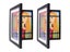 2or1 PCS Kids Art Frames Wooden Changeable Picture Display For A4 Art-Work Carousel 3