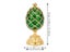 QIFU Russia Red Blue Green Faberge Egg Miniature Castle For Home Decor Gift Carousel 5