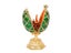 QIFU Russia Red Blue Green Faberge Egg Miniature Castle For Home Decor Gift Carousel 7
