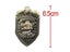 Faroot Retro Decorative Brooch Cartoon Shield Shape Toy Bear Bird Security Carousel 7