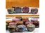 4 Pcs/Lot Small Tins Candle Jar With Lid Vintage Empty Storage Box Sealed Carousel 3