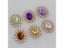 10pc Golden Pendants Clear Rhinestones Pearl Buttons For Wedding Decoration Carousel 5