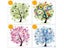 1pcolorful Four Seasons Tree Counted Cross Stitch Kit Embroidery Package Spring Carousel 7