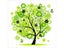 1pcolorful Four Seasons Tree Counted Cross Stitch Kit Embroidery Package Spring Carousel 1