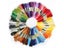 8pcs Lot Multicolor Cotton Cross Stitch Thread Embroidery Thread Kit Carousel 3