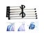 5-in-1 Anti-slip Clothes Pants Hanger Wardrobe Jeans Retractable Rack Carousel 4