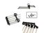 5-in-1 Anti-slip Clothes Pants Hanger Wardrobe Jeans Retractable Rack Carousel 5