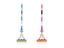 Strong Floor Mop With Stainless Steel Handle Microfiber Pad For Home Cleaning Carousel 8
