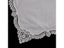 A004: 1 Piece White Premium Cotton Lace Handkerchiefs Crochet Hankies For Carousel 4