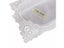 A004: 1 Piece White Premium Cotton Lace Handkerchiefs Crochet Hankies For Carousel 7