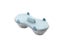 Microwave Double Egg Poacher Maker Poached Eggs Cooker Steamer Dishwasher Heat Carousel 6